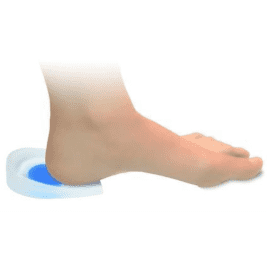 Silicone Heel Cup Blue Dot For Heel Spurs - Small