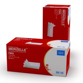 MERIZELLE, Oxidized  Regenerated Cellulose - Fibre, 2.54cm*5.08cm