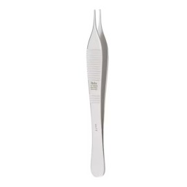Micro ADSON Dressing Forceps 12.1cm serrated tips, 0.5mm wide