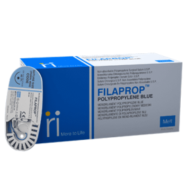 Filaprop, 5-0, 13mm, 45cm, RC, 3/8, Blue - PPL508698 Premium