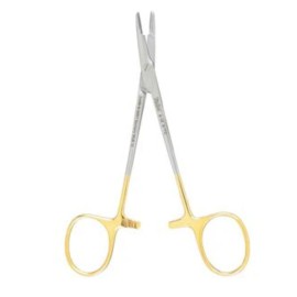 Olsen-Hegar Needle Holder - Suture Scissors 16.5cm, serrated jaws