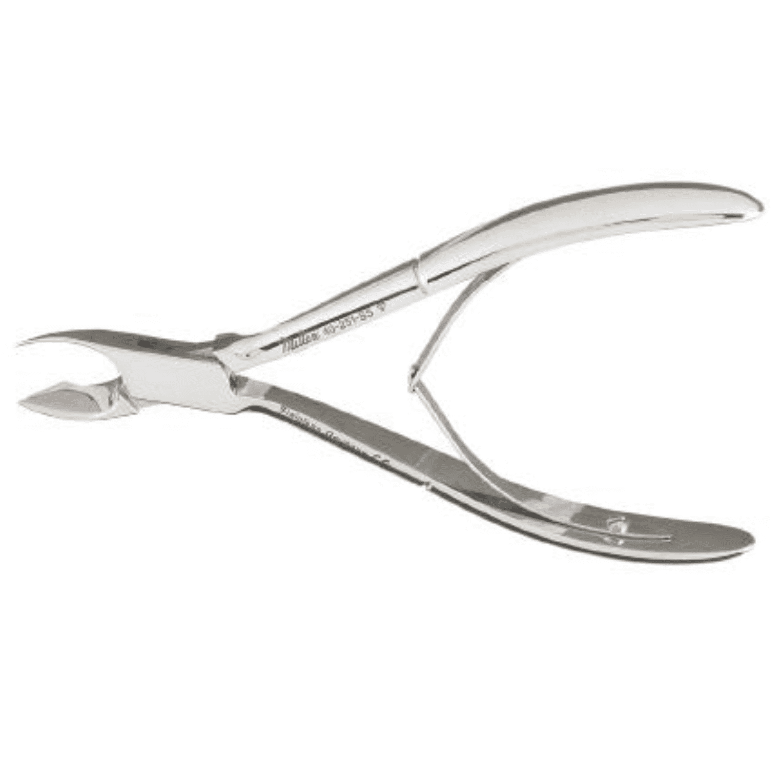 Tissue and Cuticle Nipper -14cm angled concave jaws, double spring ...