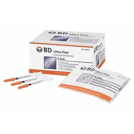 Ultrafine II Syringe - 31g 0.3ml x 8mm