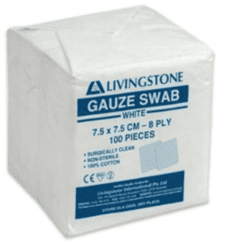 Gauze Swabs 8 Ply (White)